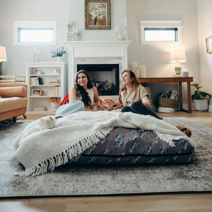 Ultimate Sack 5000: Convertible Bean Bag Queen Sized Cozy Sleeper