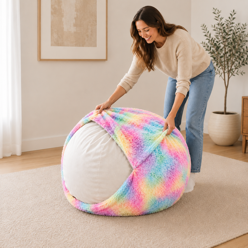 Ultimate Sack | 4 ft Bean Bag Chair  Replacement Cover Only | Removable Washable | Cover Only