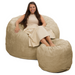 Ultimate Sack 4000 (4 ft.) Bean Bag Chair with Footstool (Bundle)