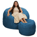 Ultimate Sack 4000 (4 ft.) Bean Bag Chair with Footstool (Bundle)