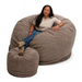 Ultimate Sack 5000 (5 ft.) Bean Bag Chair with Footstool (Bundle)