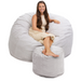 Ultimate Sack 5000 (5 ft.) Bean Bag Chair with Footstool (Bundle)