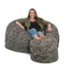 Ultimate Sack 5000 (5 ft.) Bean Bag Chair with Footstool (Bundle)