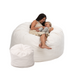 Ultimate Sack 5000 (5 ft.) Bean Bag Chair with Footstool (Bundle)