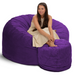 Ultimate Sack 5000 (5 ft.) Bean Bag Chair with Footstool (Bundle)