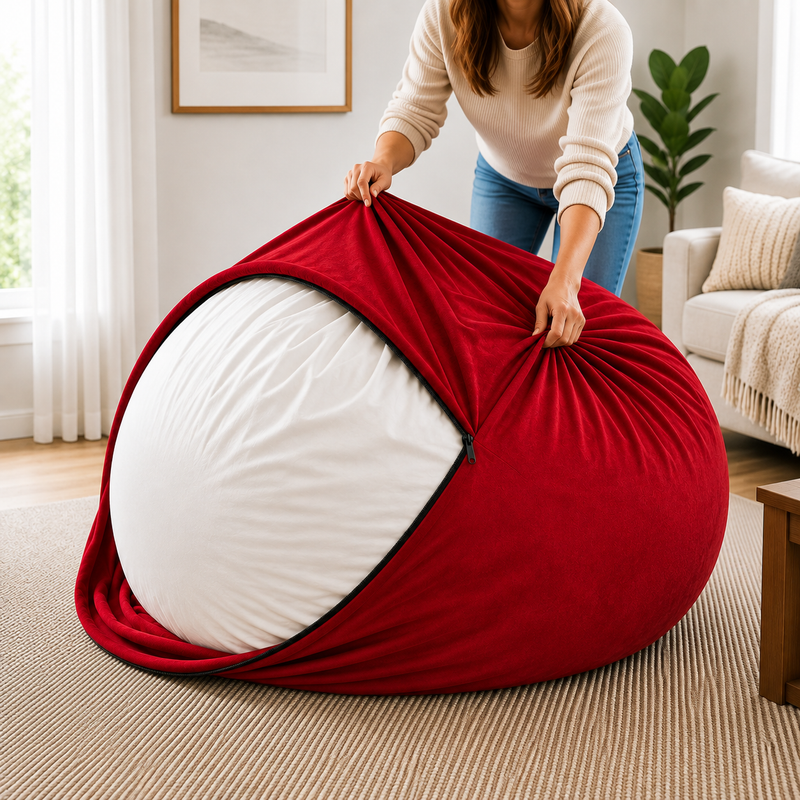 Ultimate Sack | 6 ft Bean Bag Chair Replacement Cover Only | Removable Washable | Cover Only