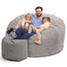 Ultimate Sack 6000 (6 ft.) Bean Bag Chair with Footstool (Bundle)