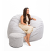 Ultimate Sack 5000: LUXE Big Adult Bean Bag Chair with Footstool (Bundle)