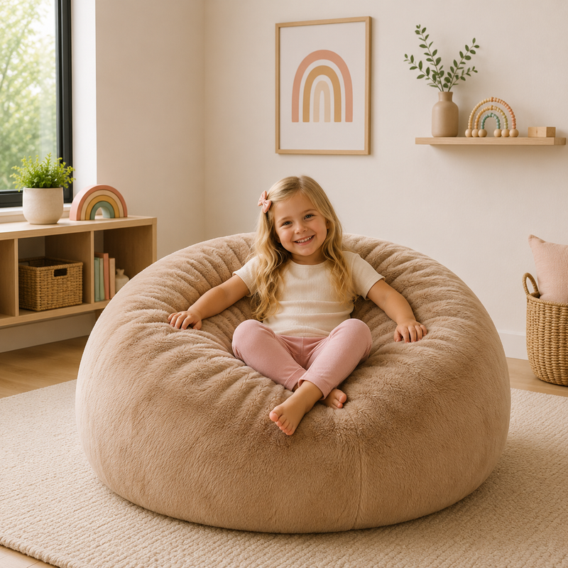 Ultimate Sack | 3 ft Bean Bag Chair | Non-Removable Cover