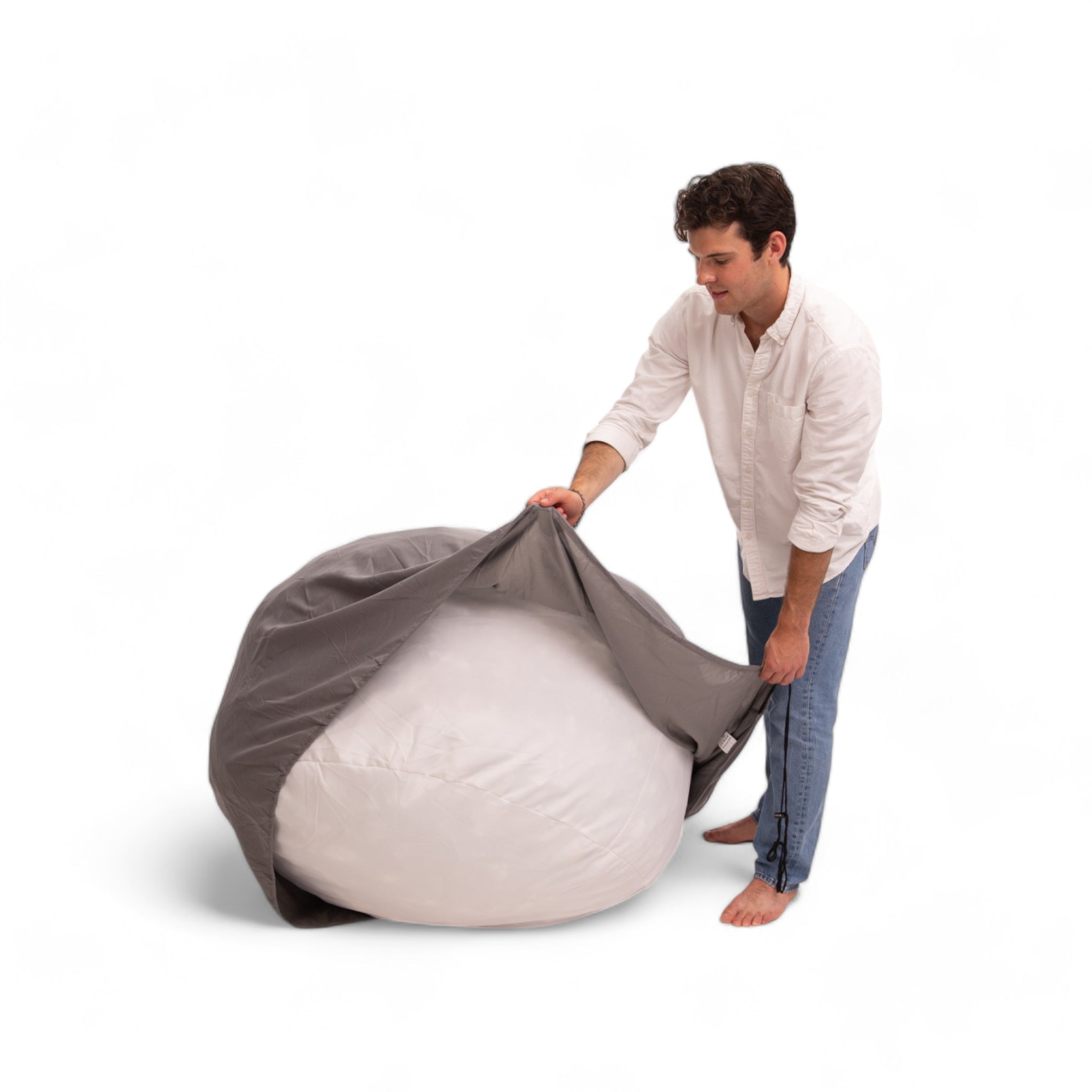 SackGuard Universal Bean Bag Chair Water Resistant Liner Cover ...