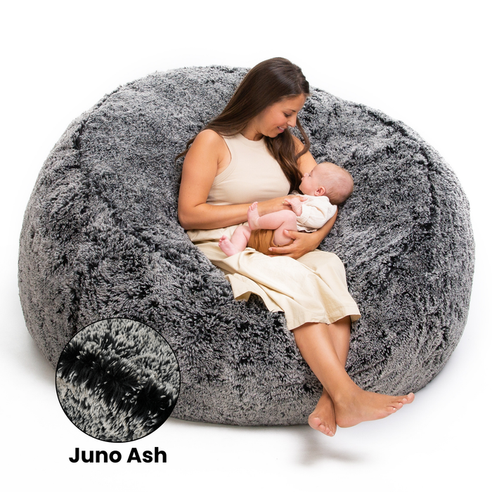 Ultimate Sack 6000: Giant Bean Bag Chair - Fabric: Juno Fur