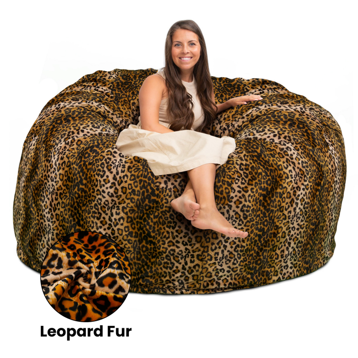 Ultimate Sack 6000: Giant Bean Bag Chair - Fabric: Ultra Fur