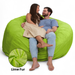 Ultimate Sack 6000: Giant Bean Bag Chair - Fabric: Ultra Fur