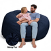 Ultimate Sack 6000: Giant Bean Bag Chair - Fabric: Ultra Fur