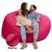 Ultimate Sack 6000: Giant Bean Bag Chair - Fabric: Ultra Fur