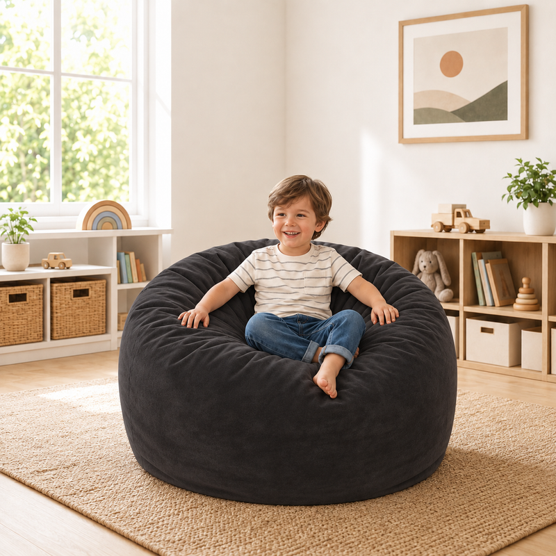 Ultimate Sack | 3 ft Bean Bag Chair | Non-Removable Cover