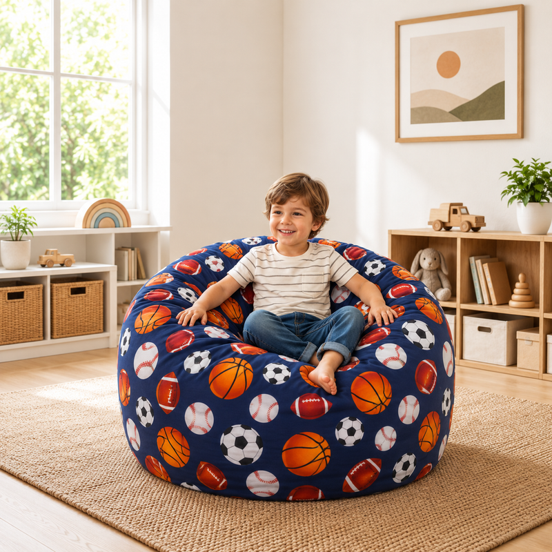 Ultimate Sack | 3 ft Bean Bag Chair | Non-Removable Cover