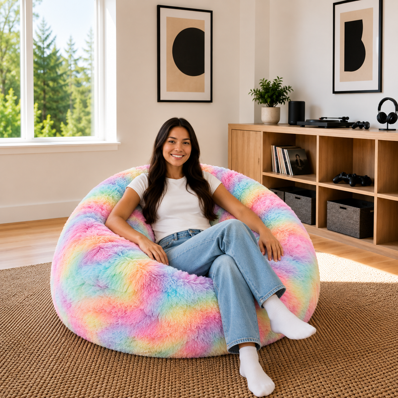Ultimate Sack | 4 ft Bean Bag Chair | Non-Removable Cover