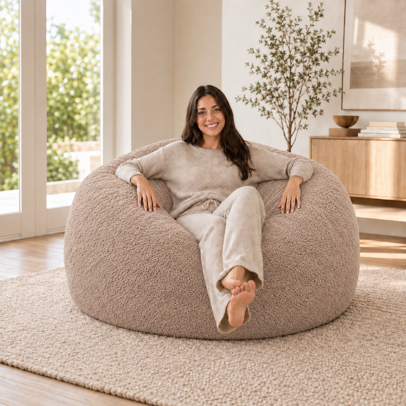 Ultimate Sack | 5 ft Bean Bag Chair | Non-Removable Cover