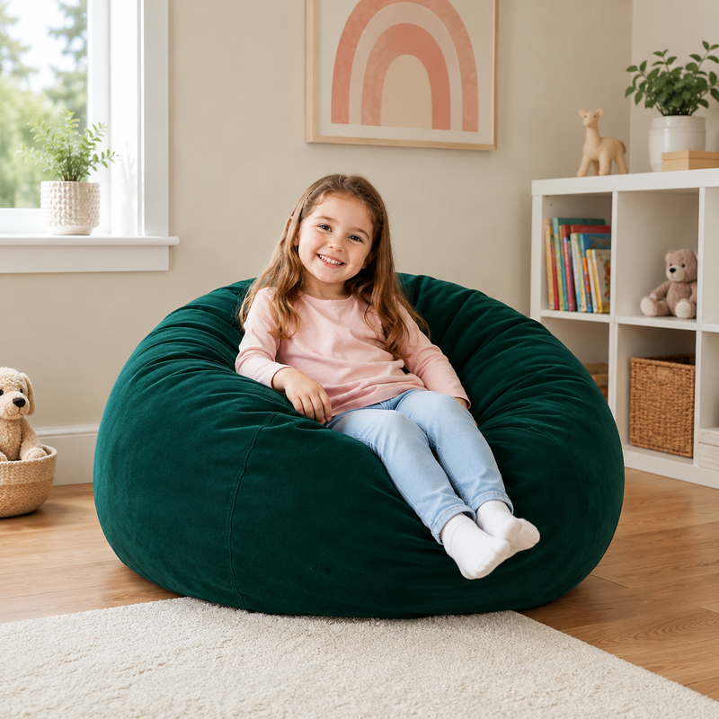 Ultimate Sack | 3 ft Bean Bag Chair | Non-Removable Cover