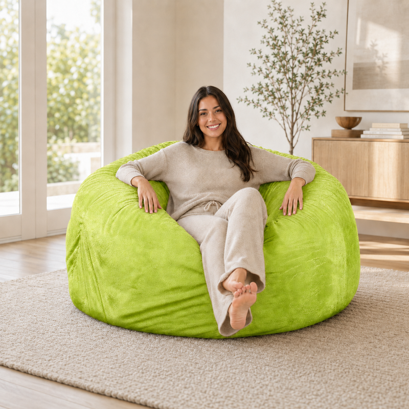 Ultimate Sack | 5 ft Bean Bag Chair | Non-Removable Cover