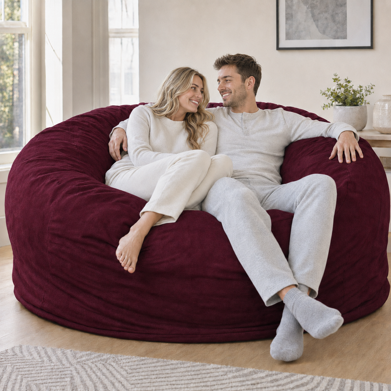 Ultimate Sack | 6 ft Bean Bag Chair | Non-Removable Cover