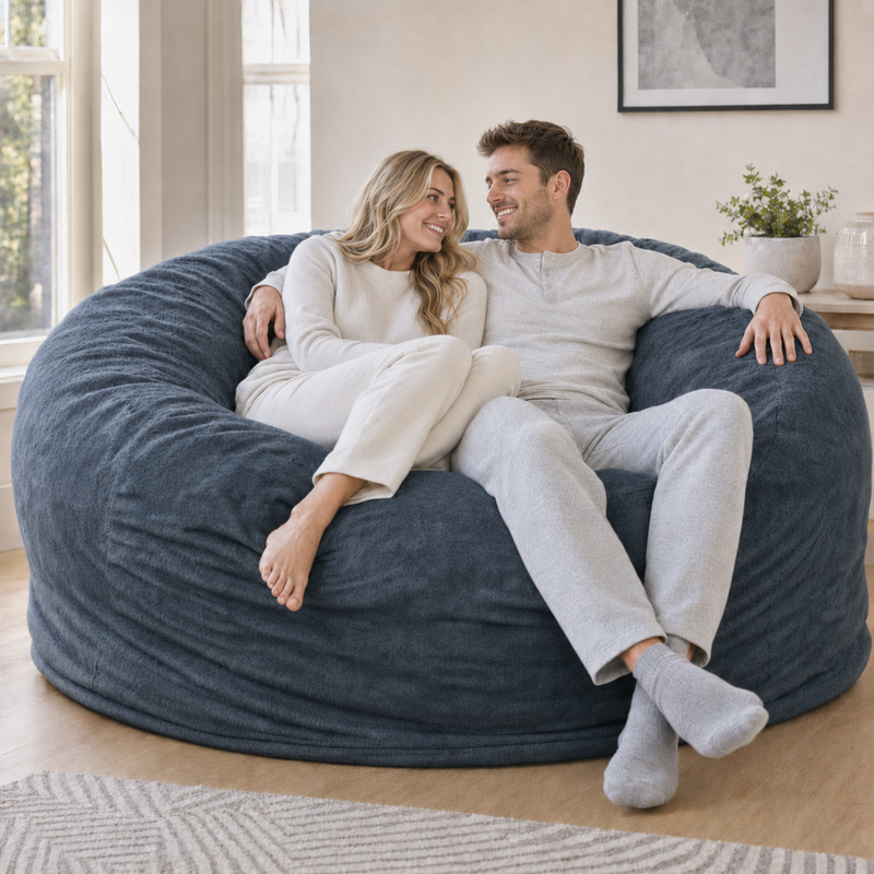 Ultimate Sack | 6 ft Bean Bag Chair | Non-Removable Cover
