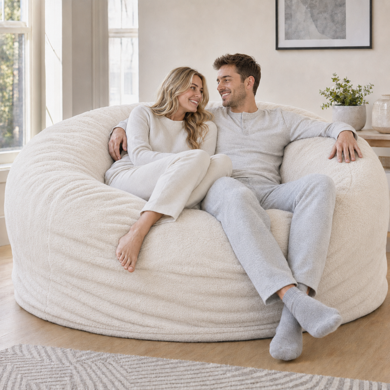 Ultimate Sack | 6 ft Bean Bag Chair | Non-Removable Cover