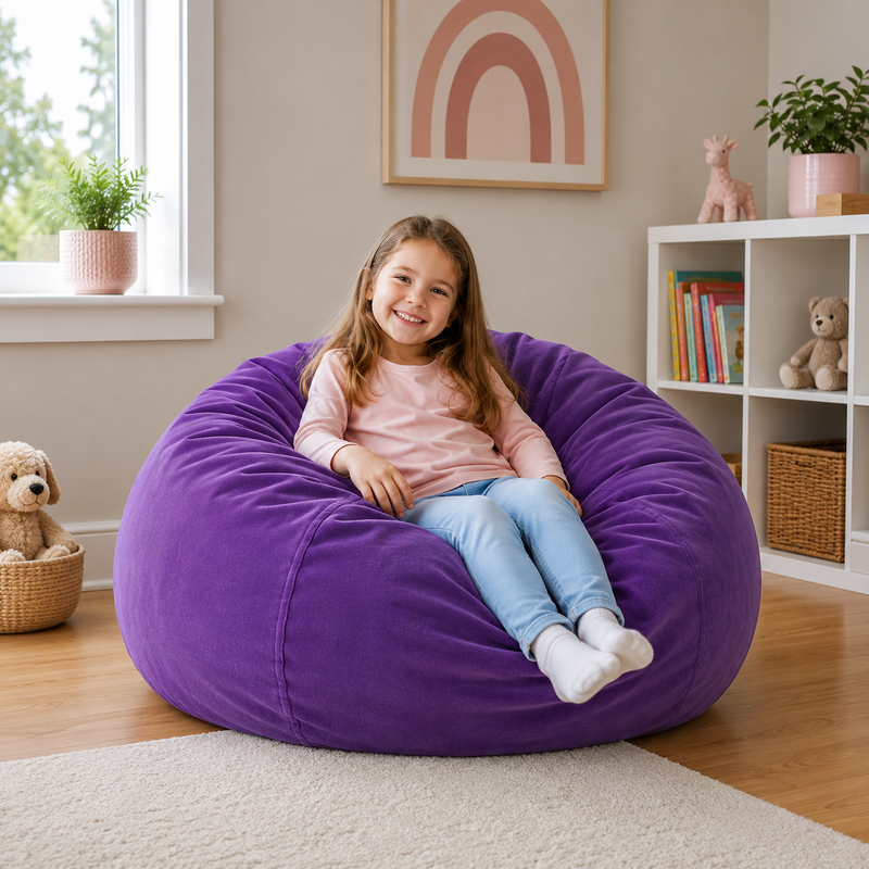 Ultimate Sack | 3 ft Bean Bag Chair | Non-Removable Cover