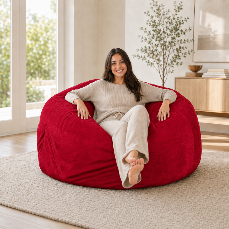 Ultimate Sack | 5 ft Bean Bag Chair | Non-Removable Cover