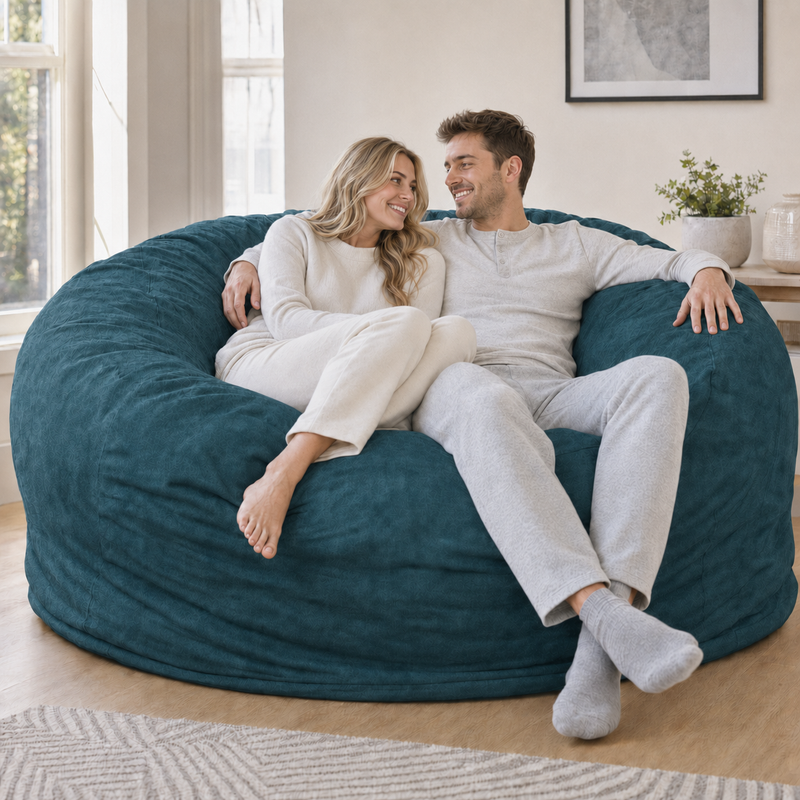 Ultimate Sack | 6 ft Bean Bag Chair | Non-Removable Cover
