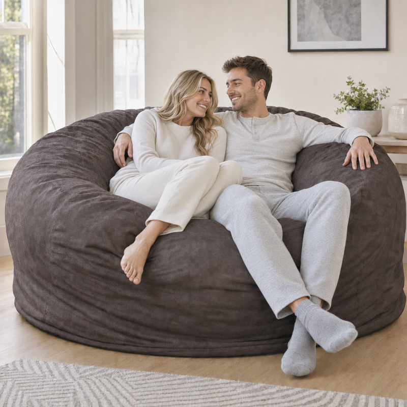 Ultimate Sack | 6 ft Bean Bag Chair | Non-Removable Cover