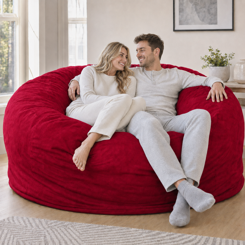 Ultimate Sack | 6 ft Bean Bag Chair | Non-Removable Cover