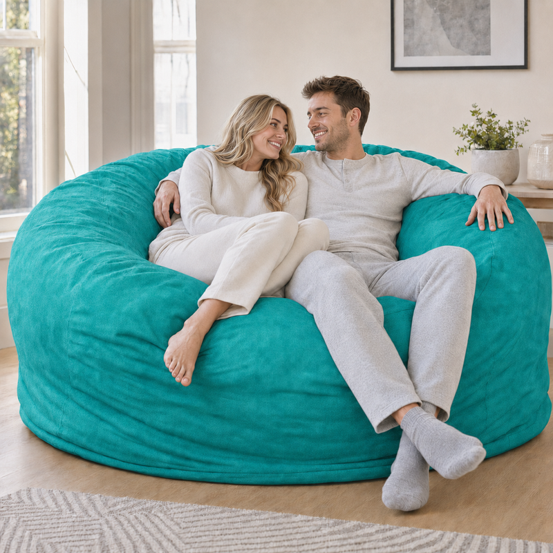 Ultimate Sack | 6 ft Bean Bag Chair | Non-Removable Cover