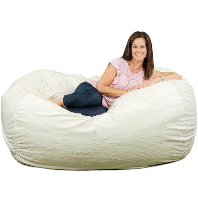 Buy Sofa Sack Foam Filling Bean Bag Refill for Bean Bags, Loungers, and  Pool Floats, 100L, White with EZ-Pour Zipper Spout Online at Low Prices in  USA 